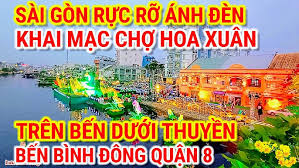 Khai mạc chợ hoa xuân Trên bến dưới thuyền bến Bình Đông