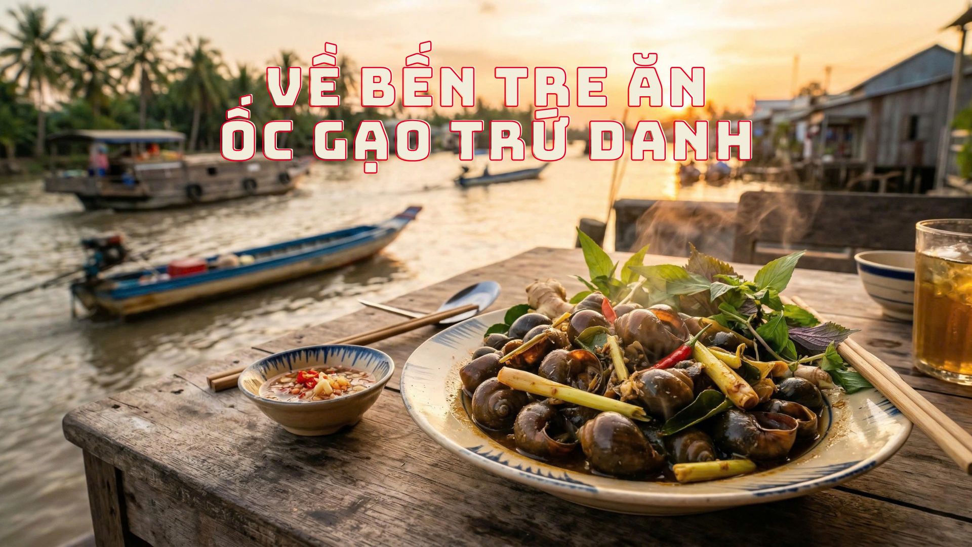 Khám Phá Bến Tre: Ghé Cồn Phú Đa Thưởng Thức Ốc Gạo