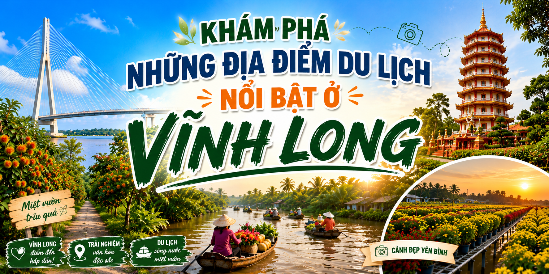 Khám Phá Những Địa Điểm Du Lịch Nổi Bật Ở Vĩnh Long
