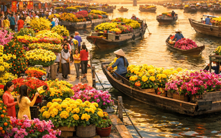 Thông tin đáng chú ý về chợ hoa xuân “Trên bến dưới thuyền” Tết Bính Ngọ của TPHCM