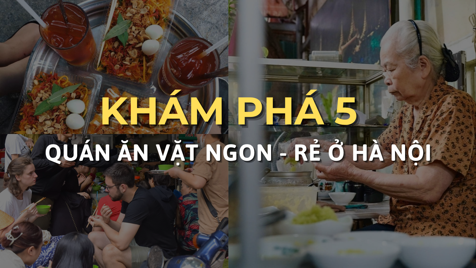 TOP 5 QUÁN ĂN VẶT NGON - RẺ Ở HÀ NỘI NHIỀU NGƯỜI PHẢI XẾP HÀNG ĐỂ CHỜ MUA