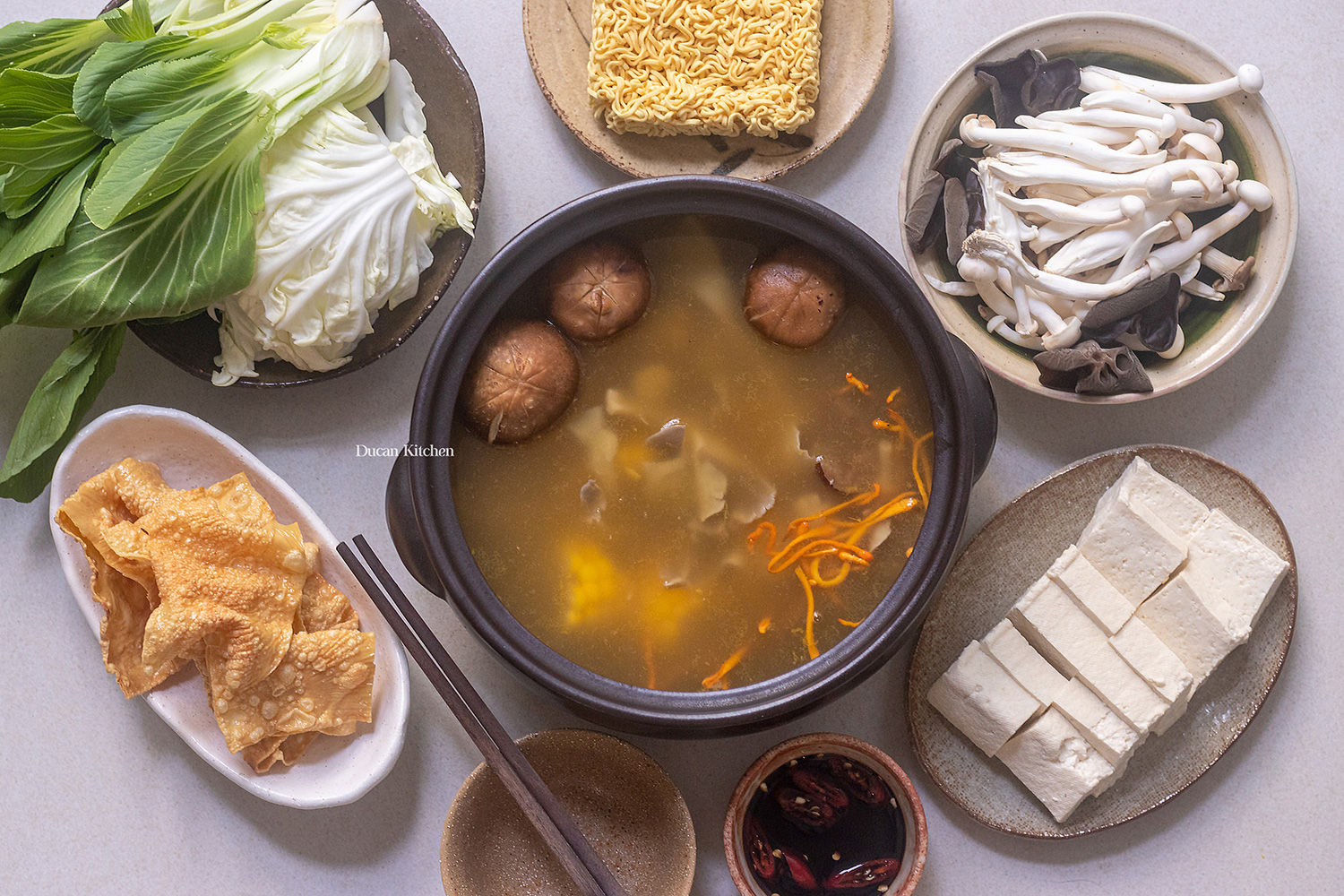 Cách Làm Lẩu Nấm Chay